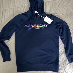 NWT Givenchy Rainbow Signature Sweatshirt (Hooded)